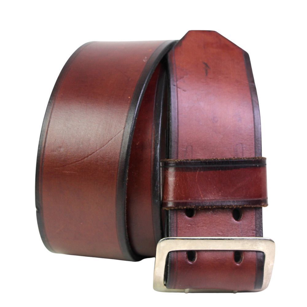 SADDLE BROWN GENUINE LEATHER 2"Wd CASUAL DRESS MARINAS MEN'S BELT Sz XXL (67T